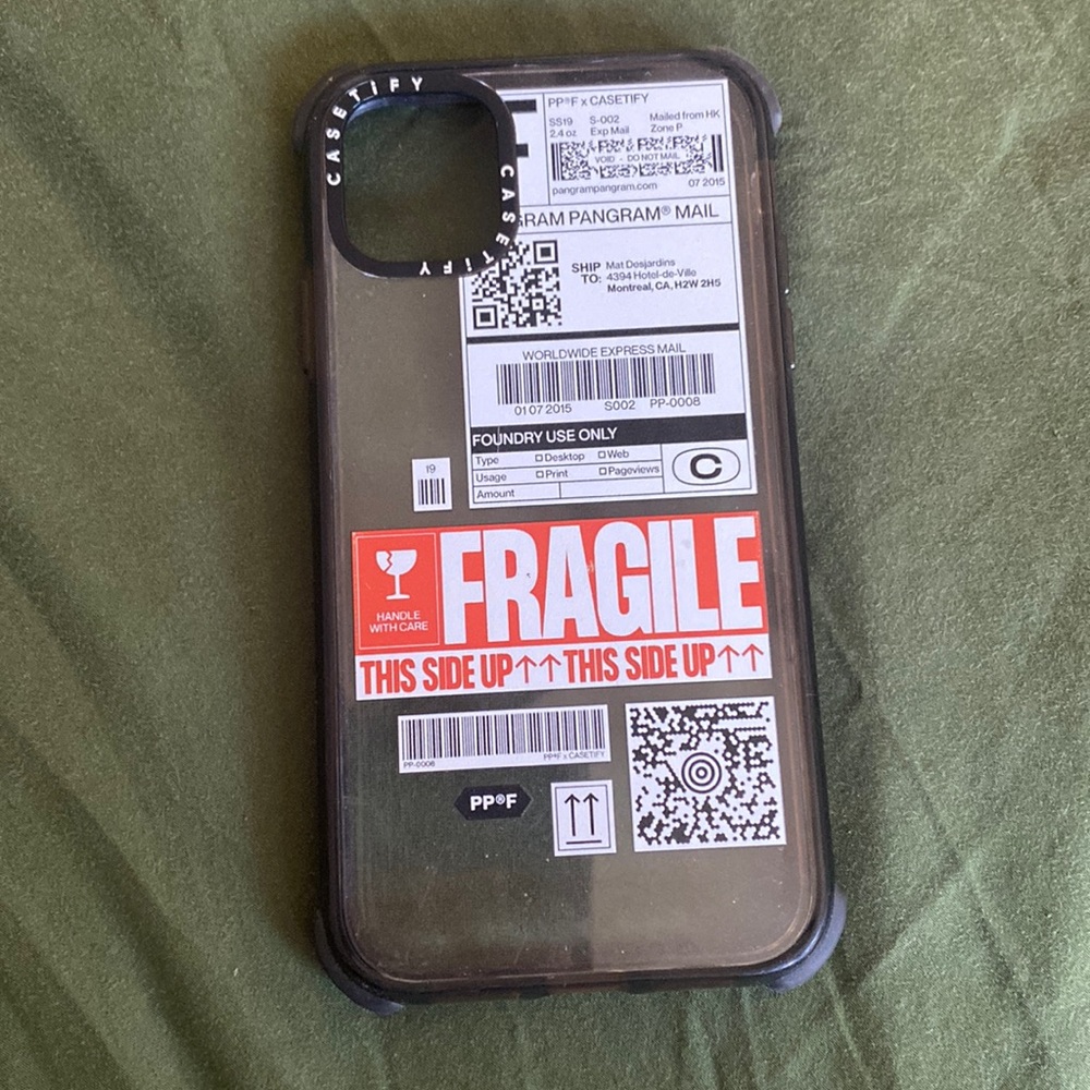 iPhone 11 CASETiFY ‘Fragile’ Phone Case